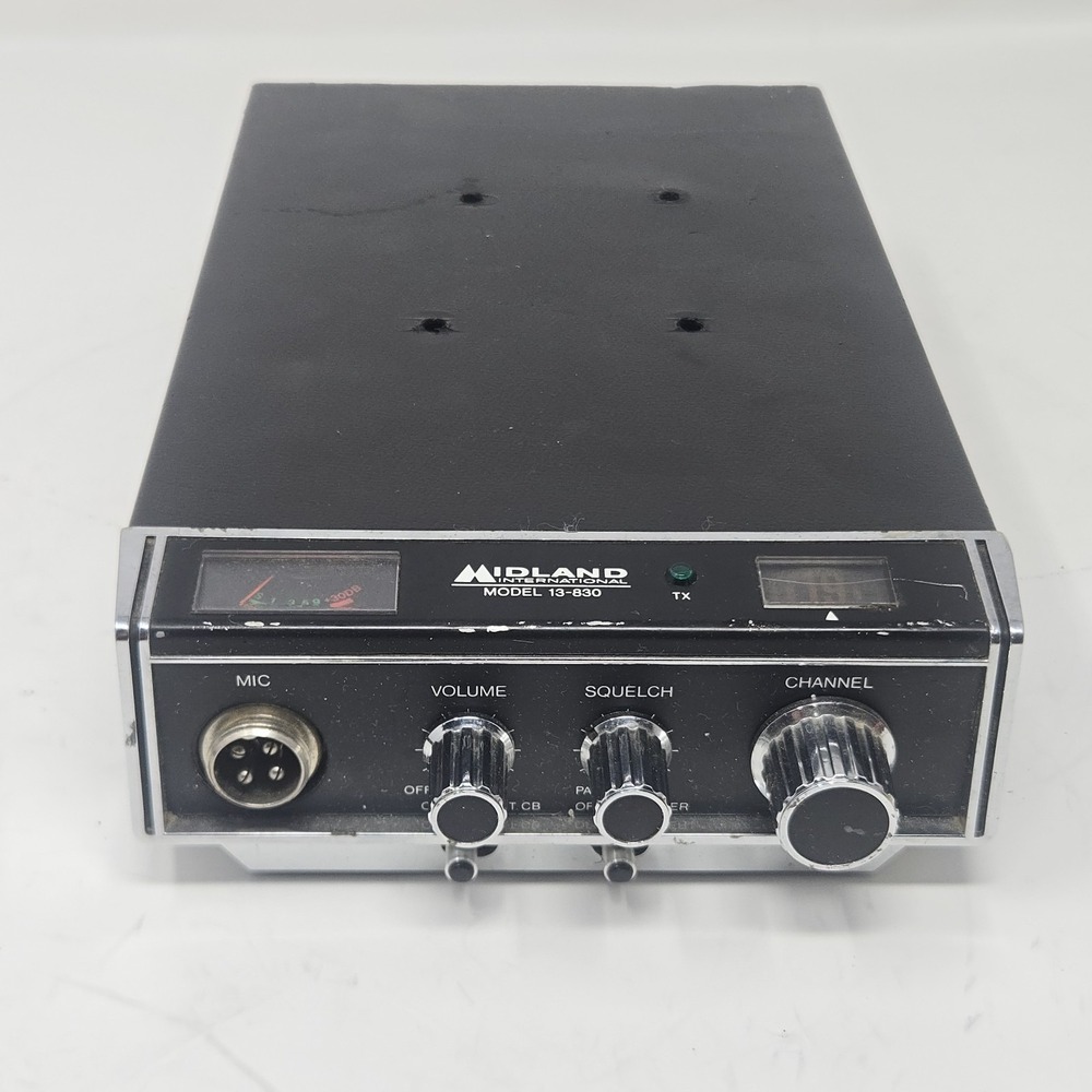 Vintage Midland 13-830 23 Channel CB Radio Transceiver 1976 WORKING EXCELLENT